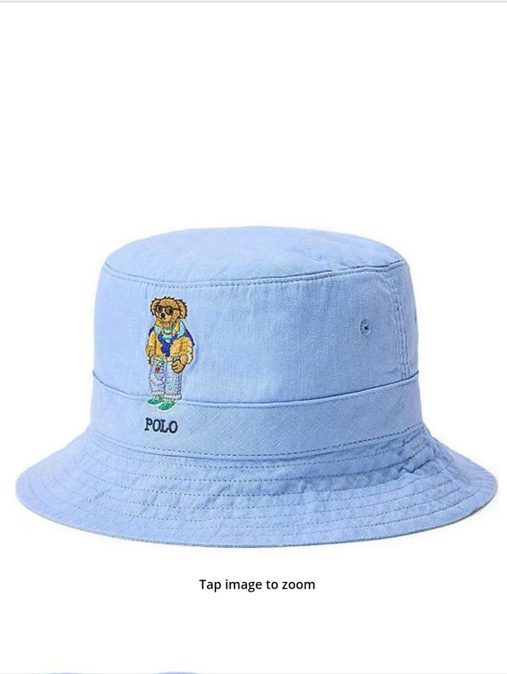 Polo Ralph Lauren Polo Bear Linen Bucket Hat L/XL